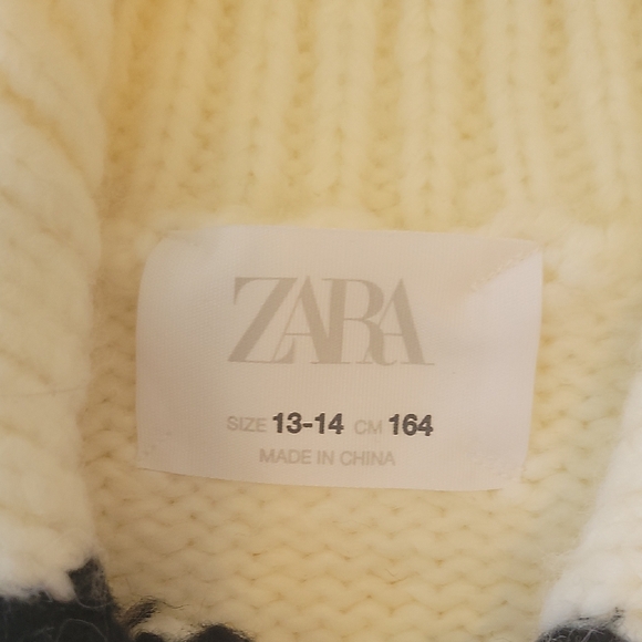 Zara Kids Cream and Black Jacket - Picture 3 of 6